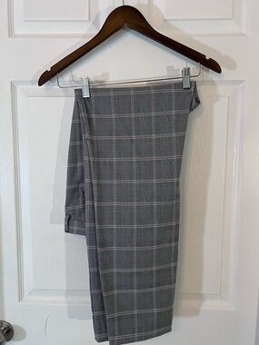 H&M Gray Plaid Men's Dress Pants